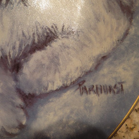 Snow Babies Arctic Foxes Vintage Collectible Plate (197C) - Picture 6 of 7